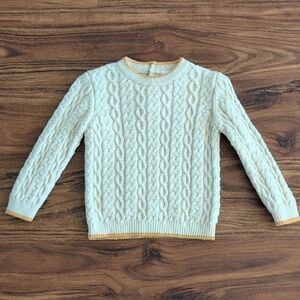 Cable Knit Sweater - Cream